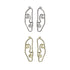 Abstract Face Shape Charms